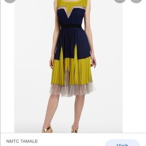 BCBG Colour-Block Midi-dress